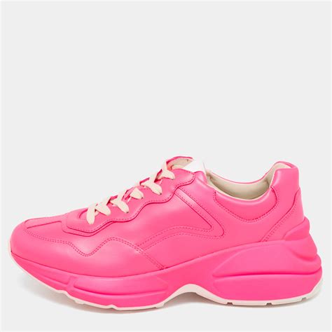 gucci rhyton neon|gucci rhyton sneakers.